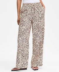 I.n.c. International Concepts Women's Printed Wide-Leg Pull-On Pants, Exclusively at Macy's