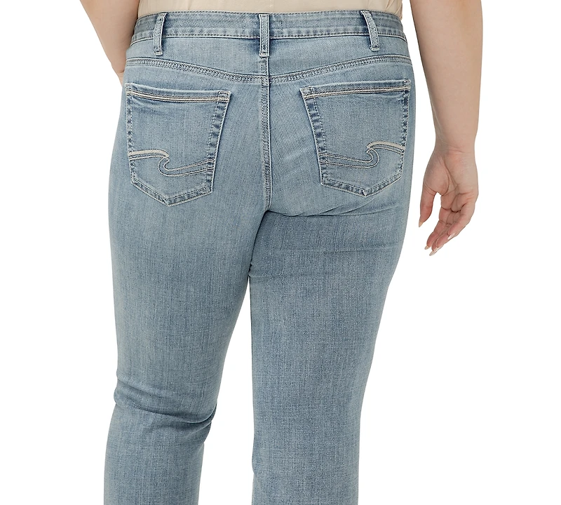 Silver Jeans Co. Plus Suki Straight-Leg Cropped