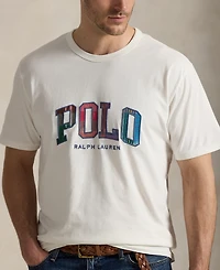Polo Ralph Lauren Men's Big & Tall Plaid-Logo Jersey T-Shirt