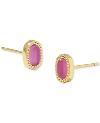 Kendra Scott Gold-Tone Elisa Pendant Necklace & Mini Ellie Stud Earrings Gift Set