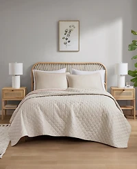 Addison Park Caleb Natural 3-Pc. Quilt and Tote Set, Twin