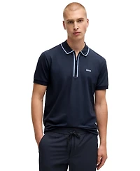 Boss by Hugo Boss Men's Contrasting Stripes Polo