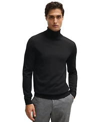 Boss by Hugo Men's Slim-Fit Rollneck Merino Wool Sweater