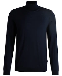 Boss by Hugo Men's Slim-Fit Rollneck Merino Wool Sweater