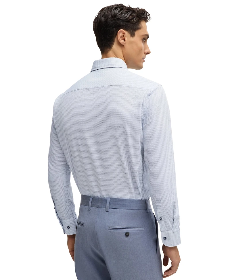 Boss by Hugo Boss Men's Spread Collar Casual-Fit Dress Shirt