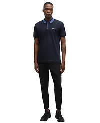 Boss by Hugo Men's Contrast Logo Polo Shirt