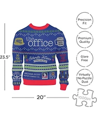 The Office Ugly Christmas Sweater Shaped 1000 Piece Jigsaw Puzzle