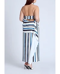 Eloquii Women's High Neck Maxi Dress