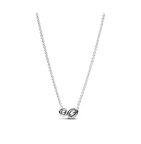 Pandora Sterling Silver Embracing Halo Necklace