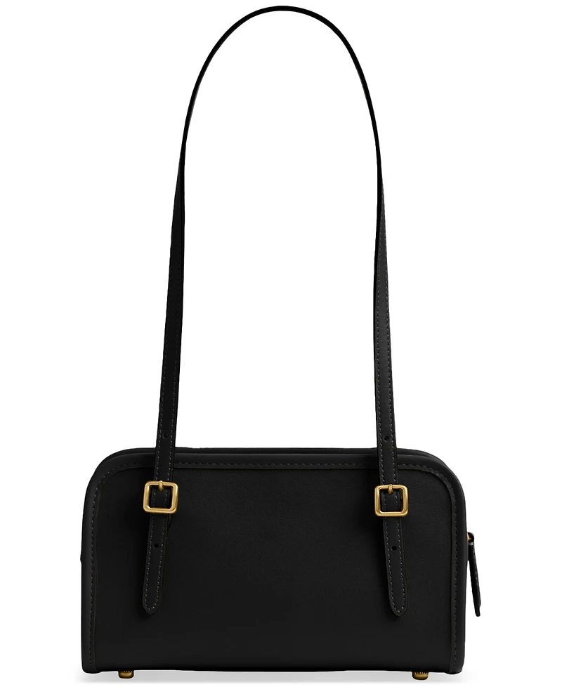 Coach Swing Zip Leather Shoulder Bag 20