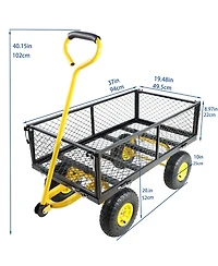 Cart Garden cart trucks make it easier to transport firewood