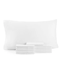 Host & Home Cotton Sateen Pillowcases (12 Pack), White, 300 Thread Count