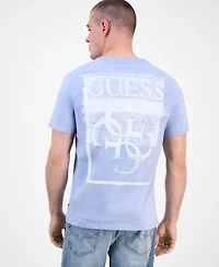 Guess Men's Distressed Logo Crewneck T-Shirt