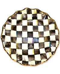 Mackenzie-Childs Courtly Check Ceramic Fluted Dinner Plate