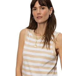 Sanctuary Women's Striped Sleeveless Midi Dress