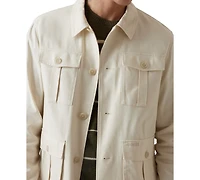 Guess Men's Saharian Regular-Fit Twill Shirt Jacket