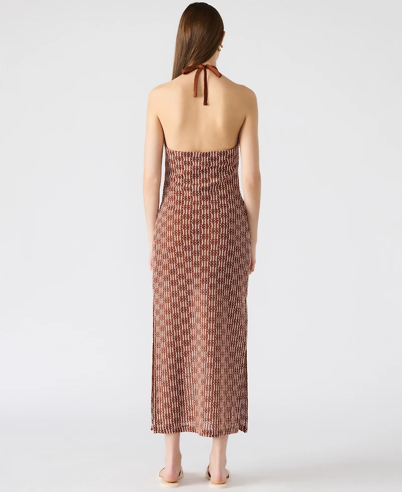 Steve Madden Women's Tatum Knit Halter Dress