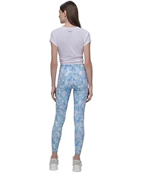 Dkny Sport Women's Printed High-Waist 7/8 Tights