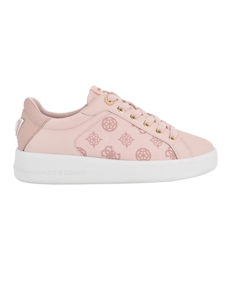 Guess Women's Ronii Quattro G Peony Jacquard Lace-Up Sneakers