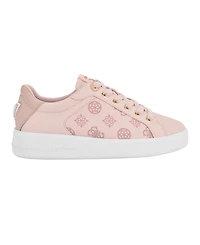 Guess Women's Ronii Quattro G Peony Jacquard Lace-Up Sneakers