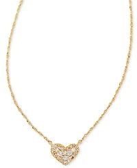 Kendra Scott 2-Pc. Set Pave Heart 19" Necklaces
