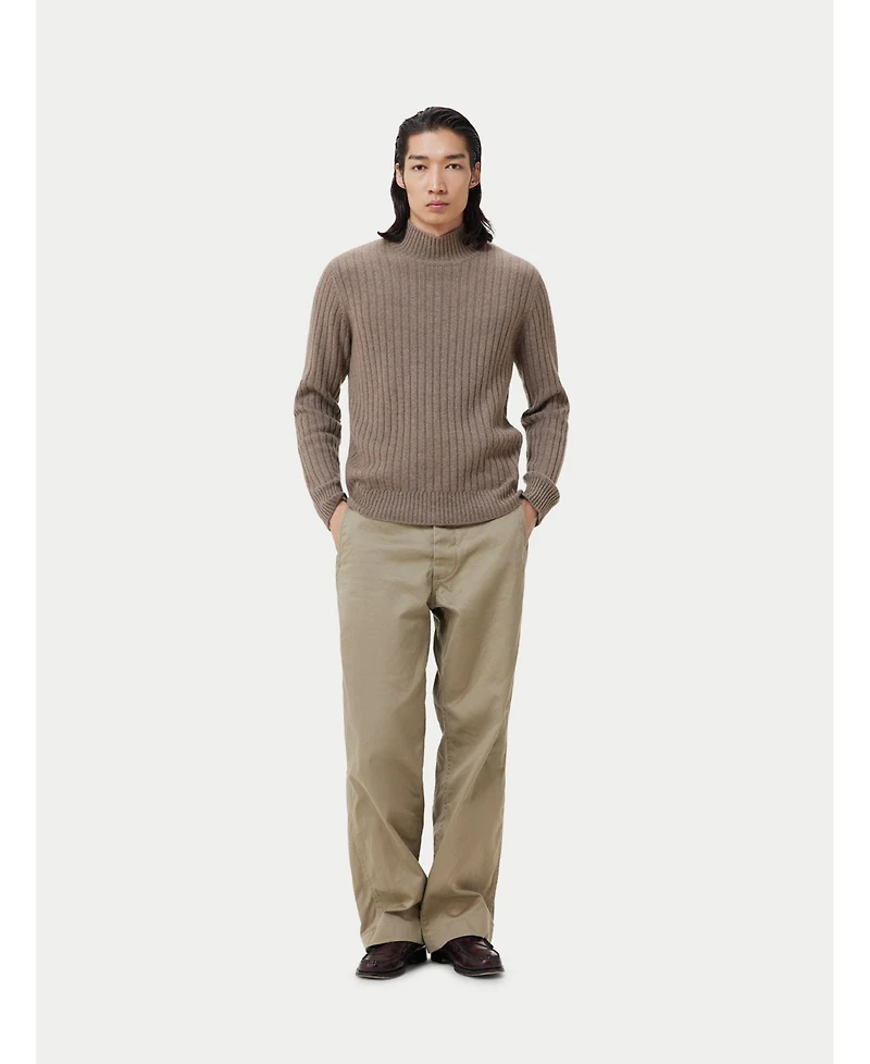 Gobi Cashmere Men's Textured Knit Cashmere Sweater