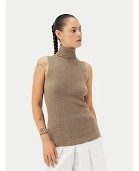 Gobi Cashmere Women's T-Neck Top