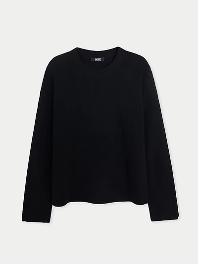 Gobi Cashmere Women's Split-Sleeve Sweater