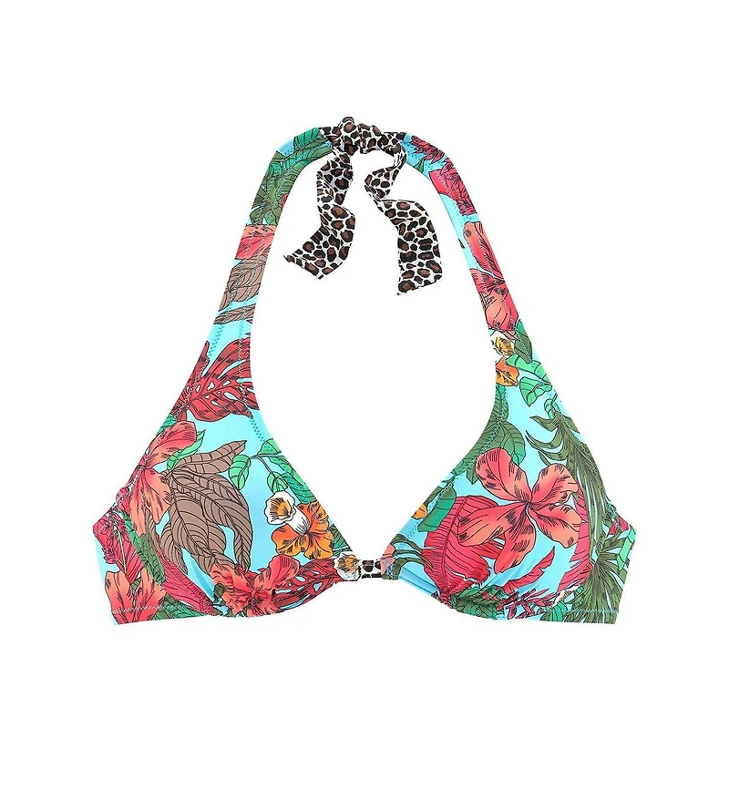 Lascana Women's Tropical Underwire Bikini Swimsuit Top Bra Sizing