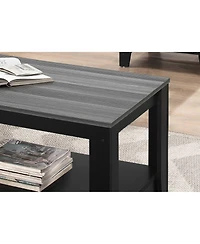 Set of Three Coffee Tables with Shelf for Storage and Display