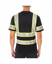 Smith's Workwear Men's Short Sleeve High-Visibility Reflective Safety Tee