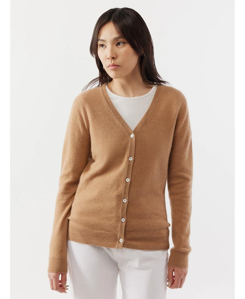Gobi Cashmere Women's V-Neck Cardigan