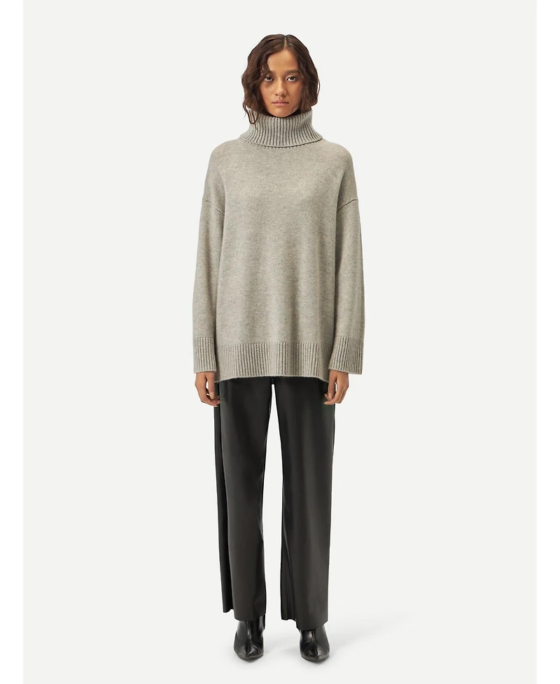 Gobi Cashmere Women's Roll-Neck Sweater