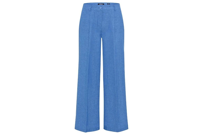 Olsen Women's Anna Fit Wide Leg Pleated Trouser
