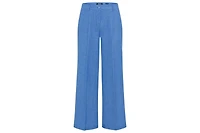 Olsen Women's Anna Fit Wide Leg Pleated Trouser