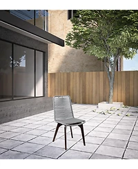 Set of Two Solid Wood Dining Chairs – Perfect Outdoor Seating for Deck & Patio