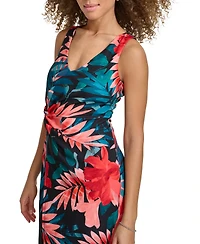 Siena Women's Printed Scuba-Crepe Bodycon Midi Dress
