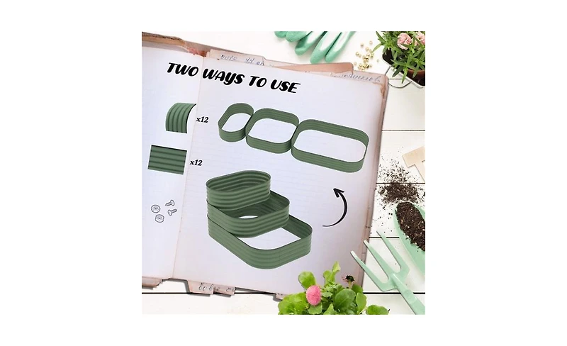 Elevated Garden Bed Perfect for Growing Vegetables, Herbs, and Flowers Outdoors