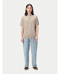 Gobi Cashmere Men's Silk Polo Shirt
