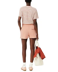 Lacoste Usa Women's Drawstring Sweat Shorts
