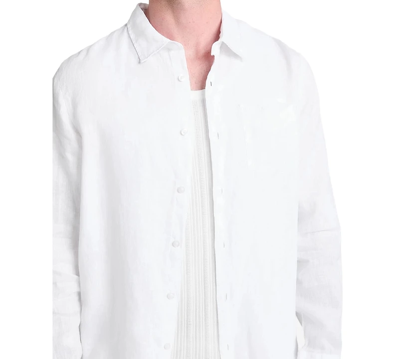 Guess Men's Napa Relaxed-Fit Textured Button-Down Shirt