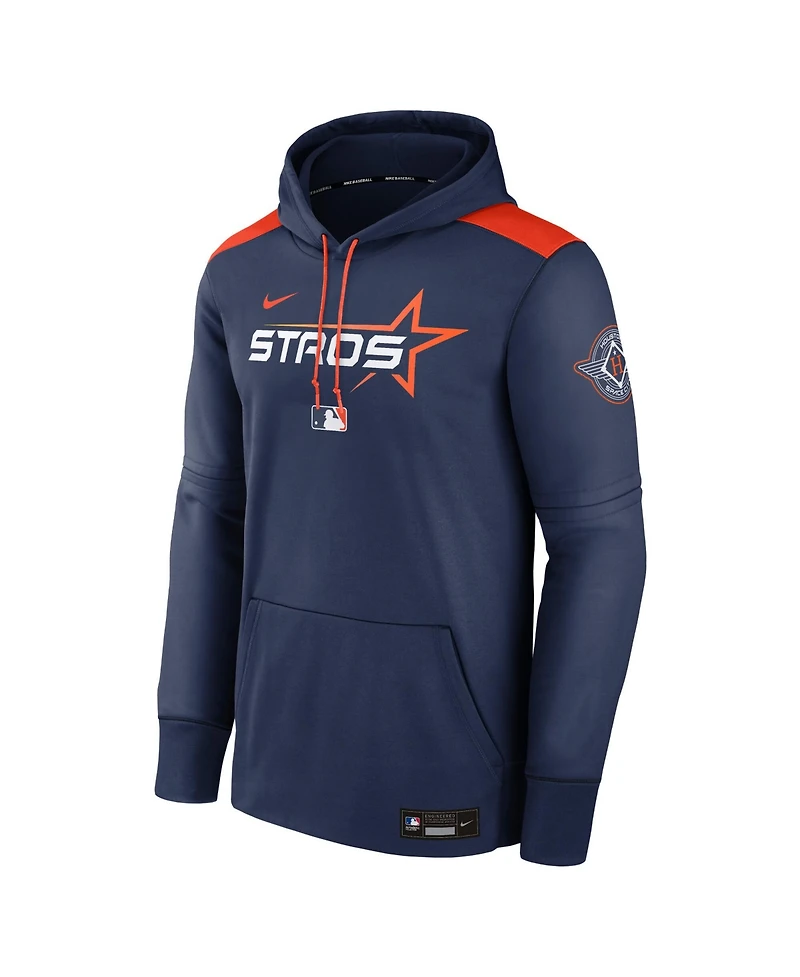 Nike Men's Navy Houston Astros 2025 City Connect Authentic Collection Performance Pullover Hoodie