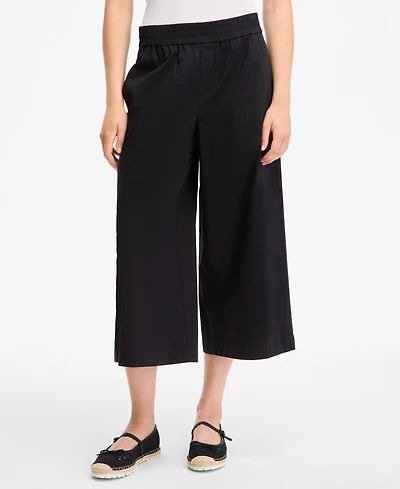 On 34th Women's High-Rise Cropped Wide-Leg Pants, Exclusively at Macy's