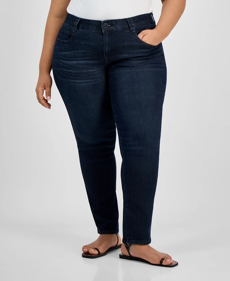Democracy Trendy Plus AbSolution Straight-Leg Jeans