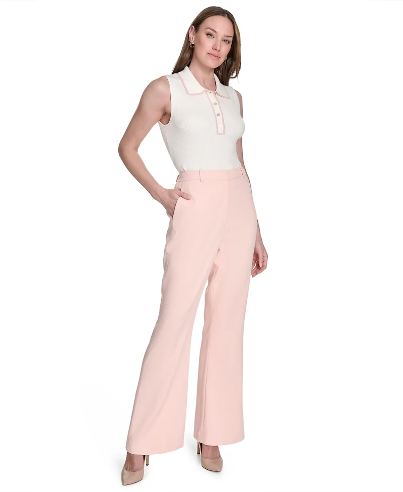 Tommy Hilfiger Women's High Rise Flare-Leg Pants