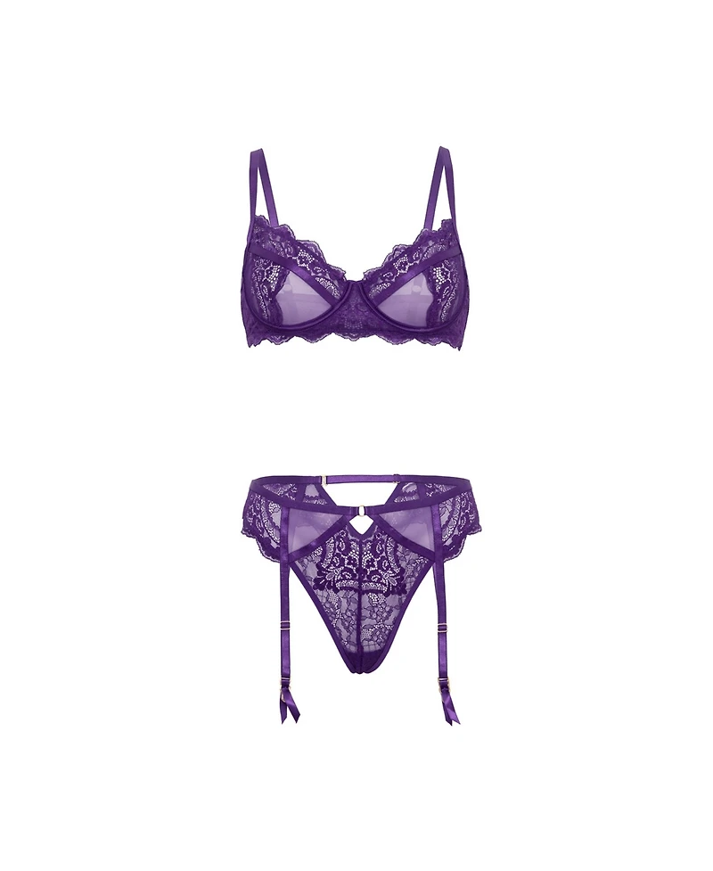 Oh La La Cheri Women's Margo Lace 2 Piece Set