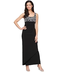 Alex Evenings Petite Empire-Waist Gown & Bolero Jacket