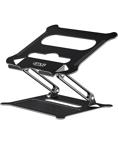 Urmust Adjustable Laptop Stand, Portable Riser, Aluminum Stand for Desk Foldable, Ergonomic Computer Notebook Holder MacBook A