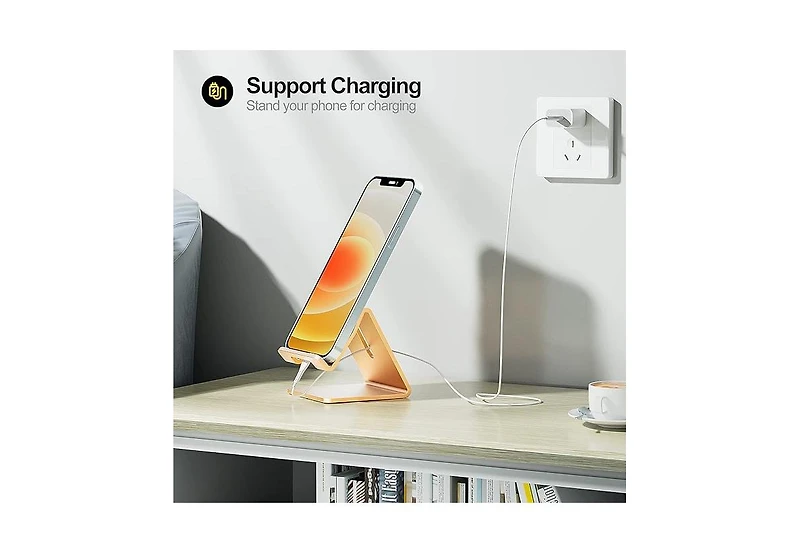 Urmust Aluminum Phone Stand for Desk | Holder iPhone 5-15 Series, Office Decor Accessory