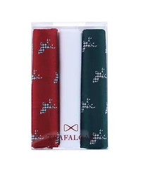 Trafalgar Men's Comet Holiday Hanky Set (3 Pack)